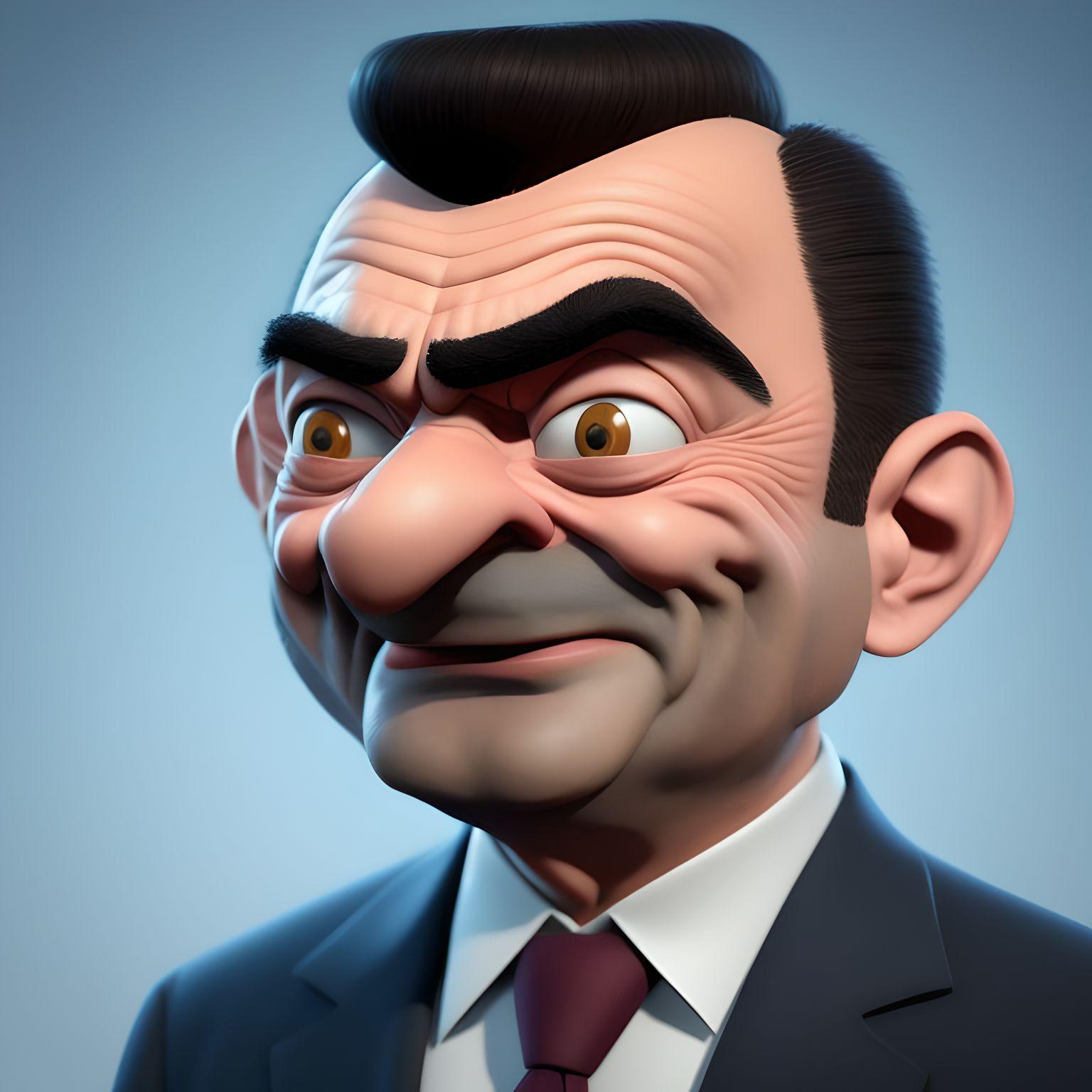 Une caricature d’homme réalisée avec le générateur de caricature de Fotor