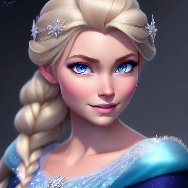 Une princesse Elsa