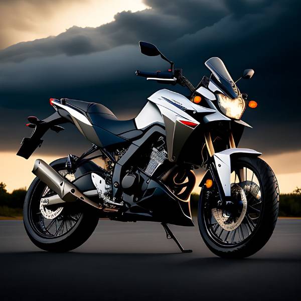 An ai generated motorcycle made by 3d image maker