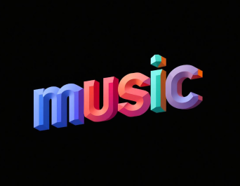 Style du texte 3D Blocky