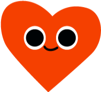 Face Heart Sticker