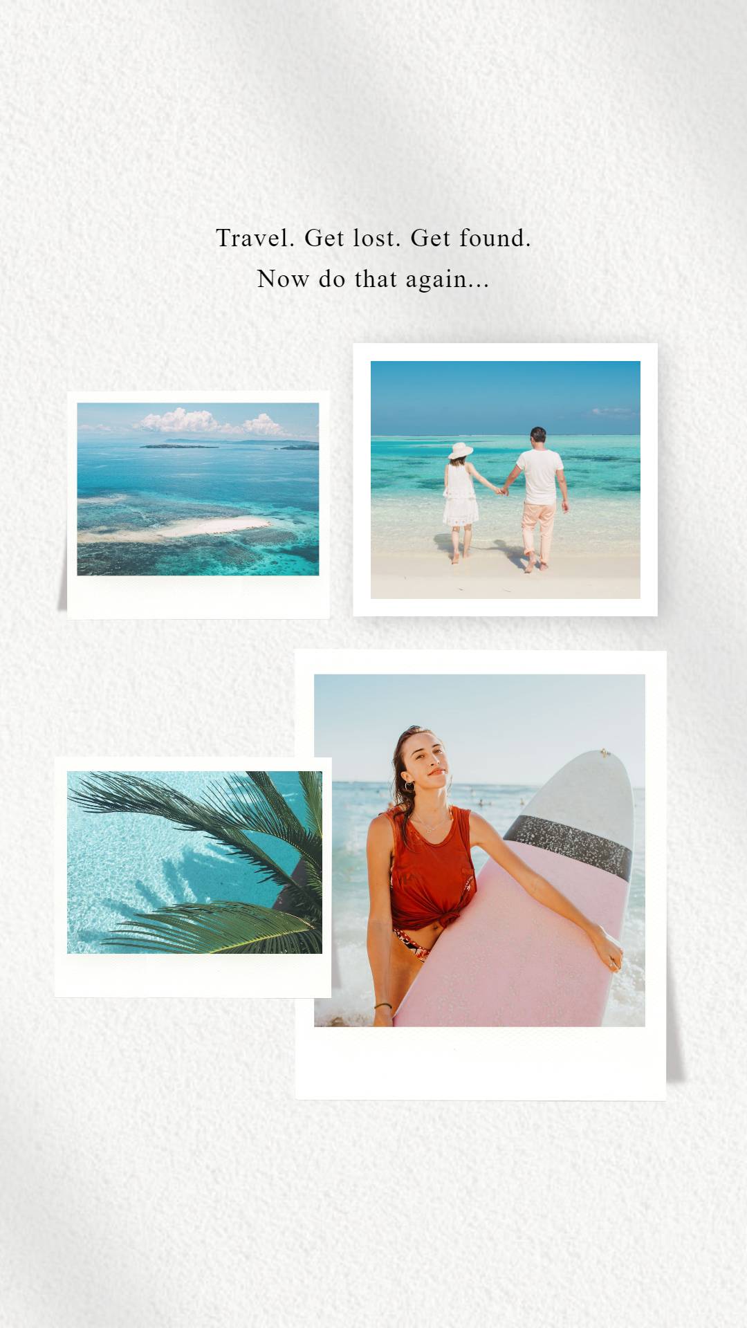 Fotor instagram story simple photo grid template
