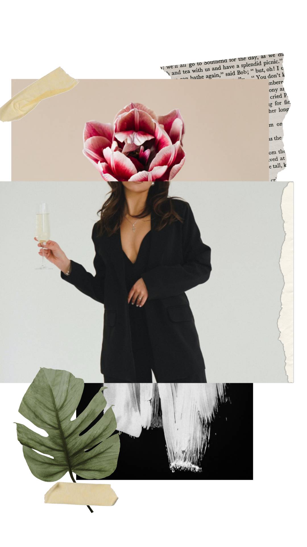 Fotor minimalist instagram story photo grid tempalte