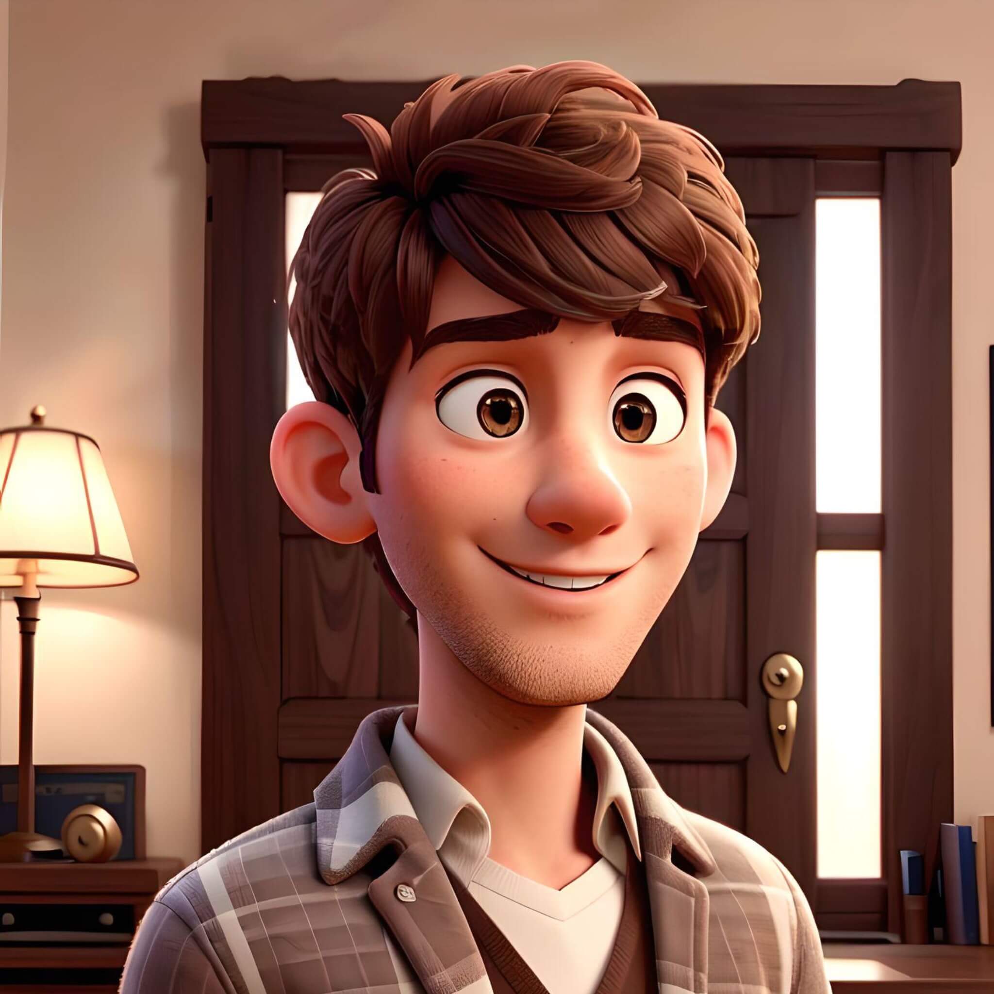Generate a 3d ai avatar of a male in fotor
