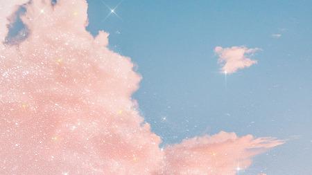 キラキラ美的空の壁紙の背景