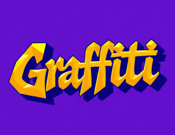 Style du texte 3D Graffiti