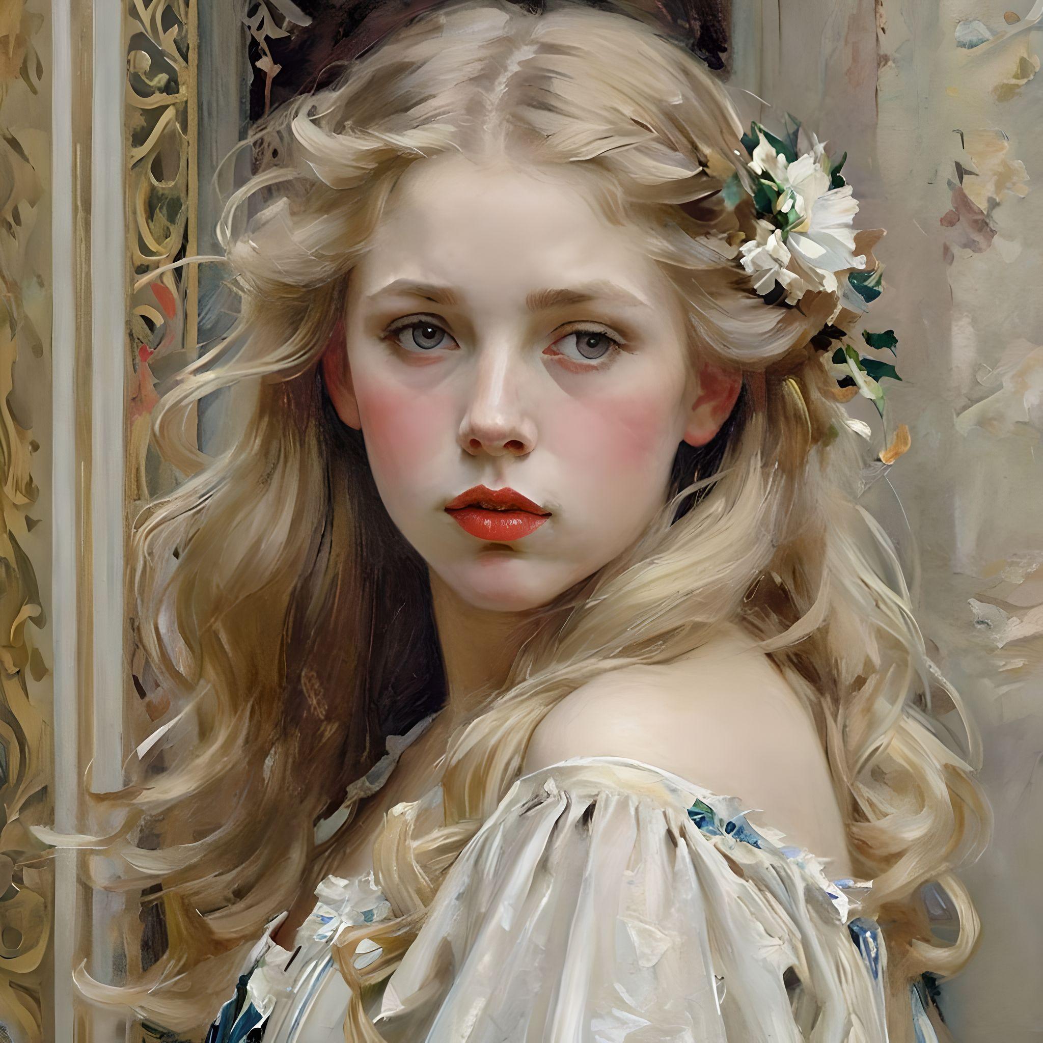 サージェント・ミュシャ 金髪の少女