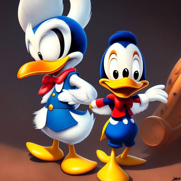 Deux Donald Ducks