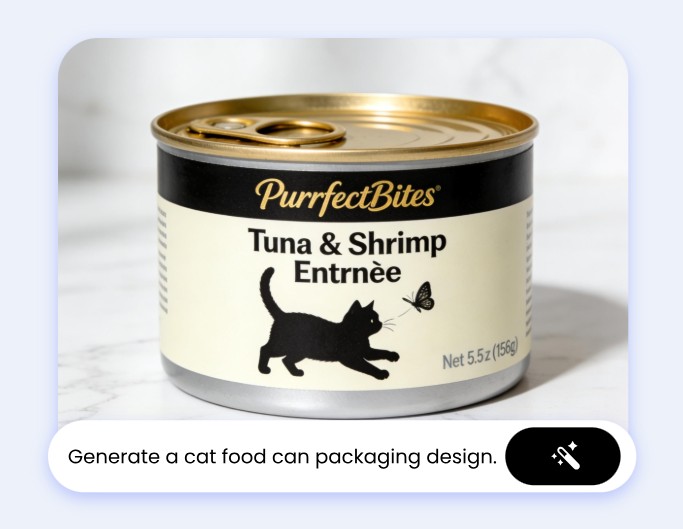 AI packaging design generator