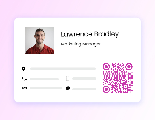 Apply instagram qr code to the email signature
