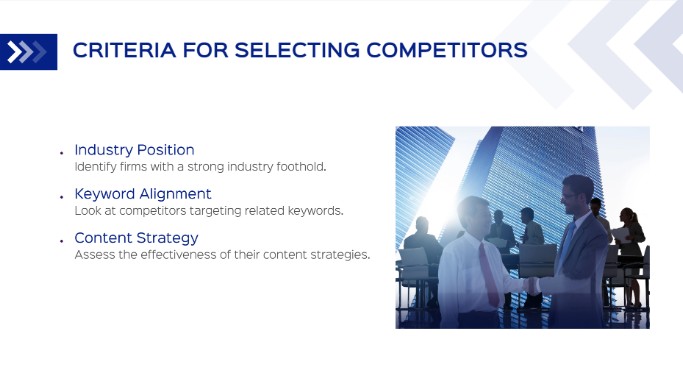 Competitor SEO analysis report findings