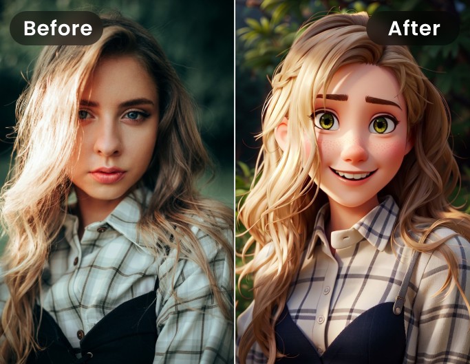 Fotorで女の子の写真にディズニーフィルターを適用します