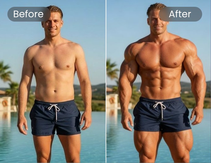 Fotor AI muscle generator