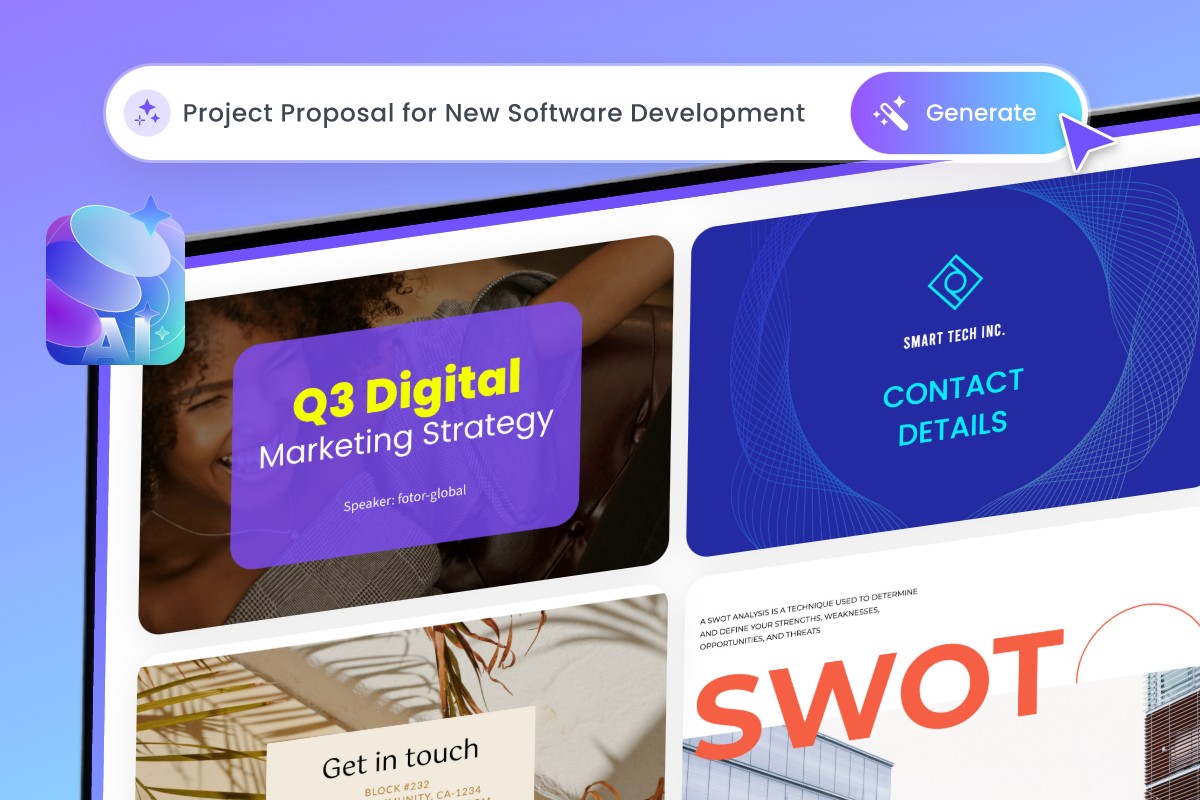 Fotor AI presentation maker