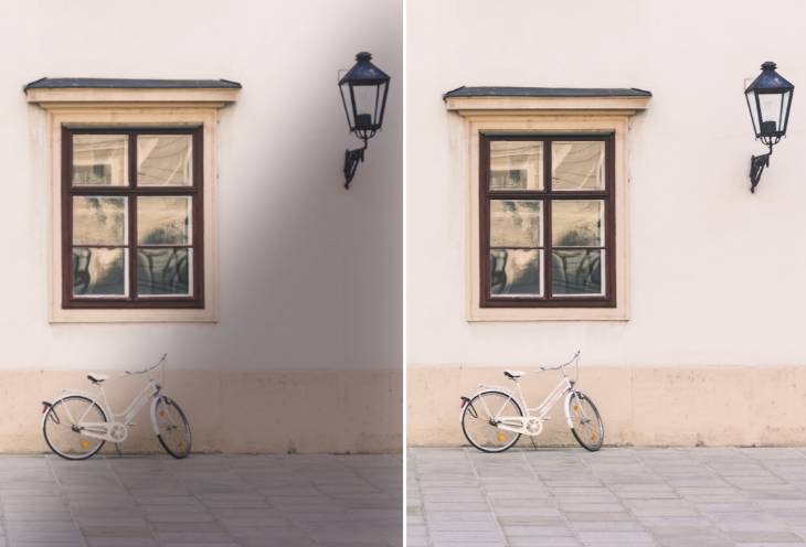 Instantly remove shadow from outdoor shots using Fotor shadow remover