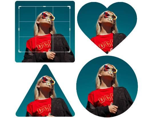 Ritagliare rapidamente le immagini in forme personalizzate online utilizzando Fotor