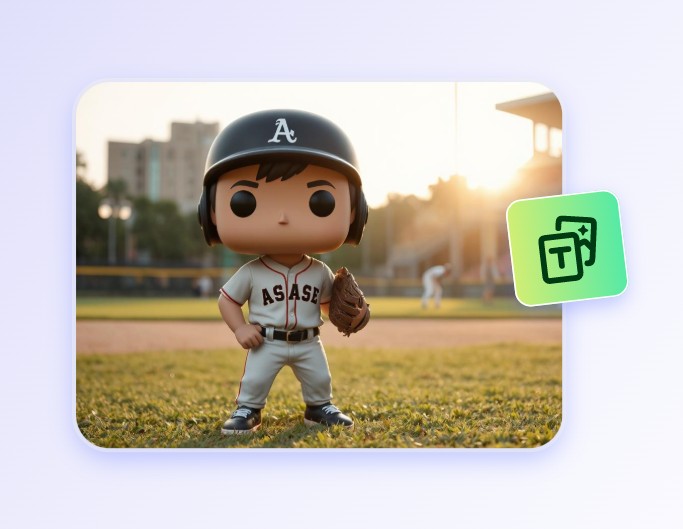 Step 2 generate a Funko Pop of a baseball player