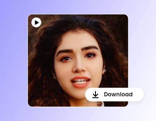 Step 3 Download your animated face in high quality for free