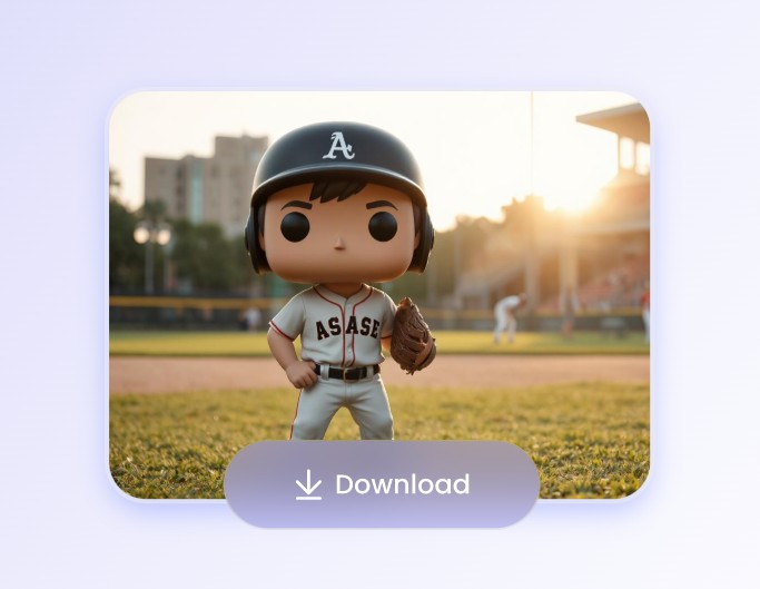 Step 3 download the baseball player Funko Pop