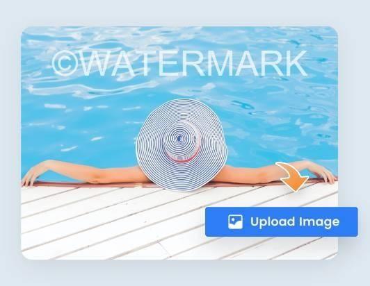 Unggah foto ke dalam AI penghapus watermark Fotor