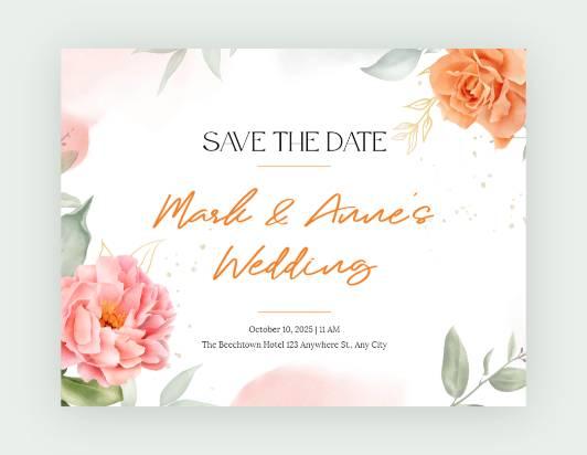 Wedding card
