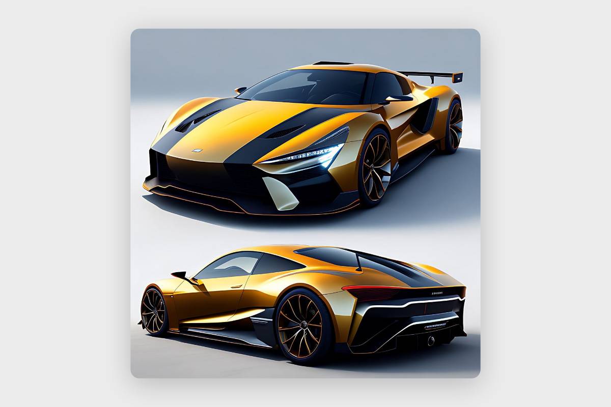 Ai generated car design