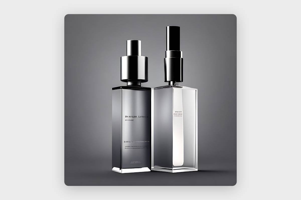 Ai generated perfume bottle design