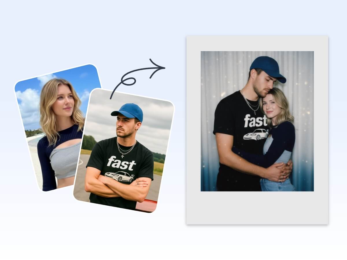 Ai polaroid photo