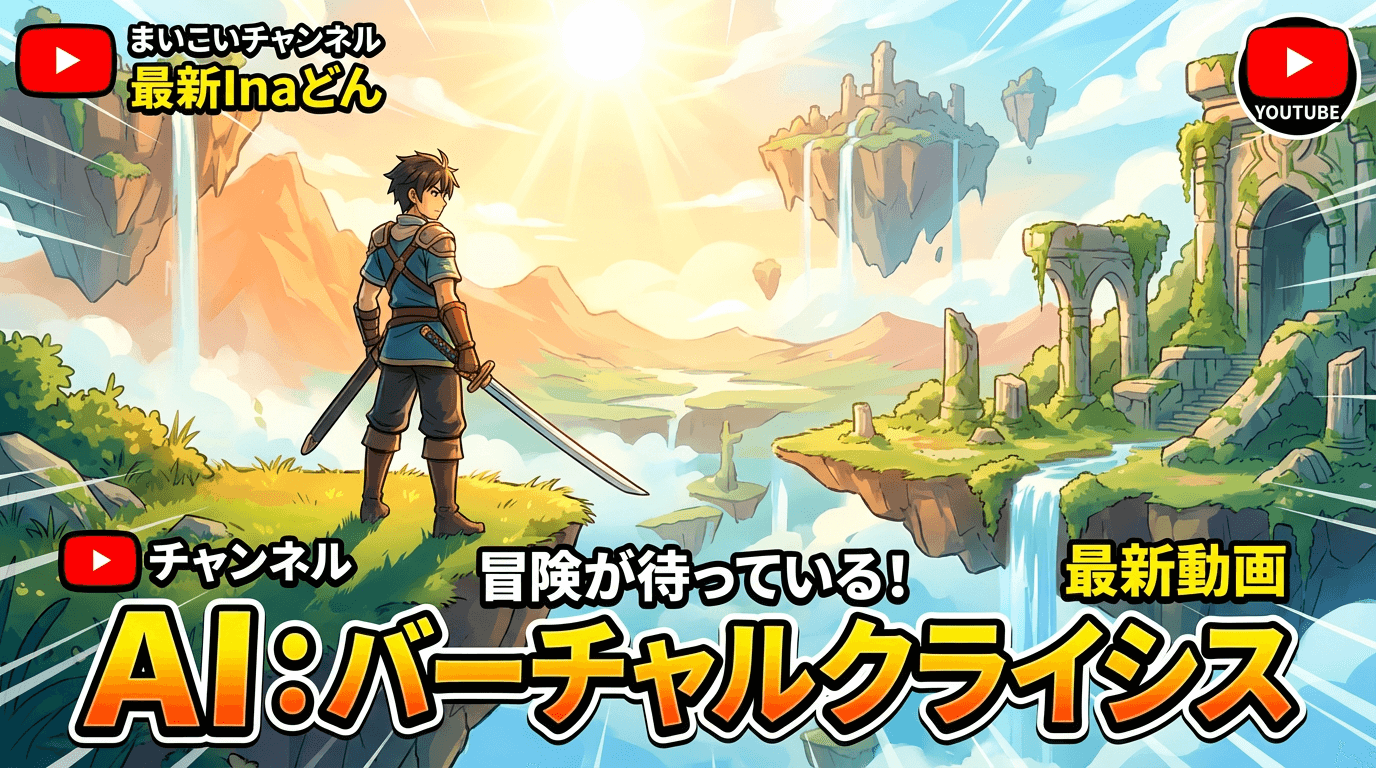 バーチャル危機脱出アドベンチャーゲームのAIゲームサムネイル生成事例