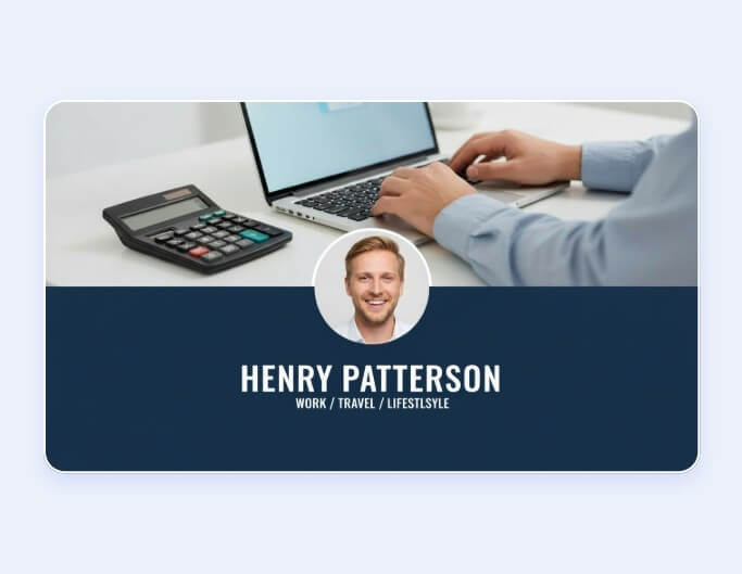 An ai facebook banner for a personal profile