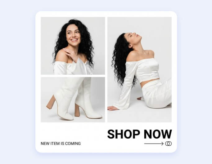 An ai instagram banner for selling womens clothing
