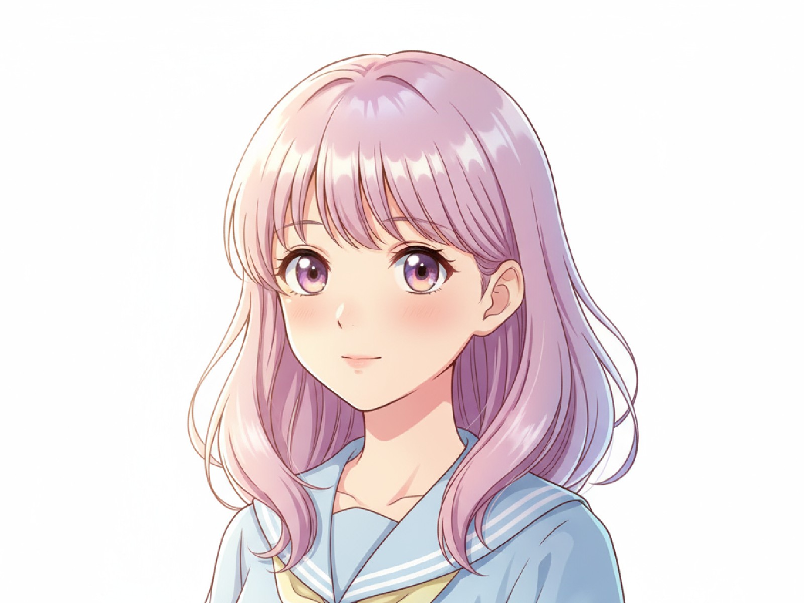 Anime style girl
