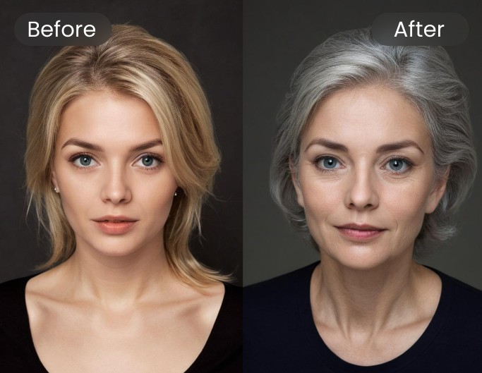 Apply old filter to see what will you look like when you get older