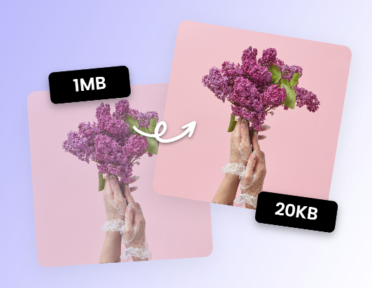 Compress 1 mb photo to 20kb