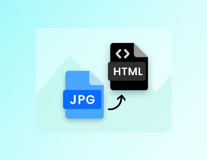 convert jpg to html