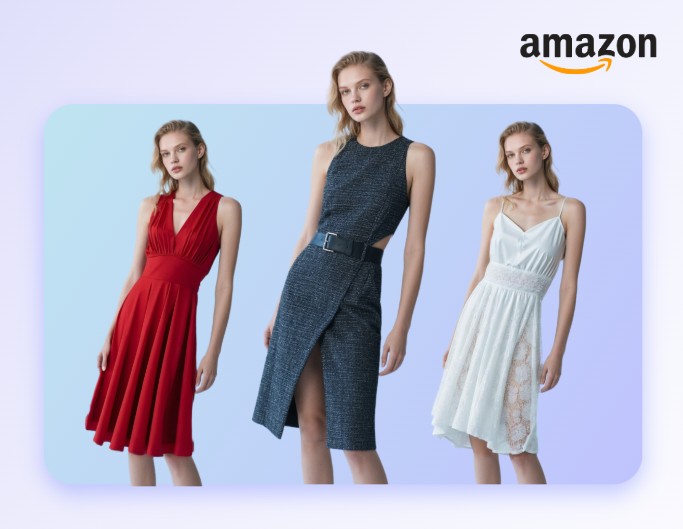 Create a full body female portrait and use it as a model to virtually try on different clothes