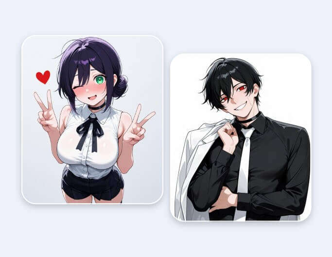 Create ai anime waifu and husbando