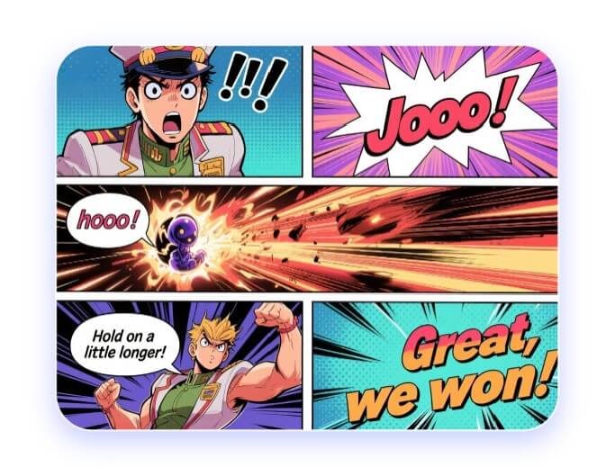 AIジョジョフィルターを使ってオリジナルのジョジョ漫画を作成する