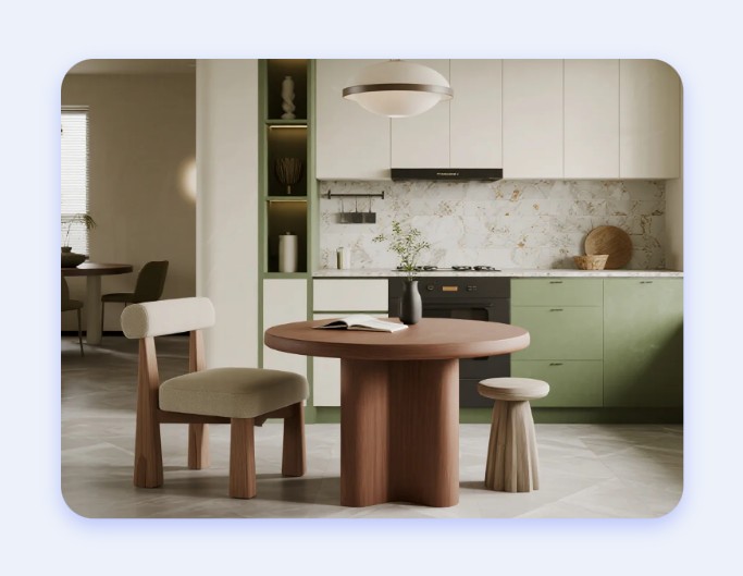 Design different furniture colors using our ai color replacement tool