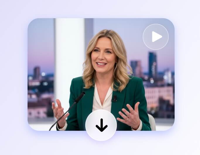 Download an ai virtual influencer video