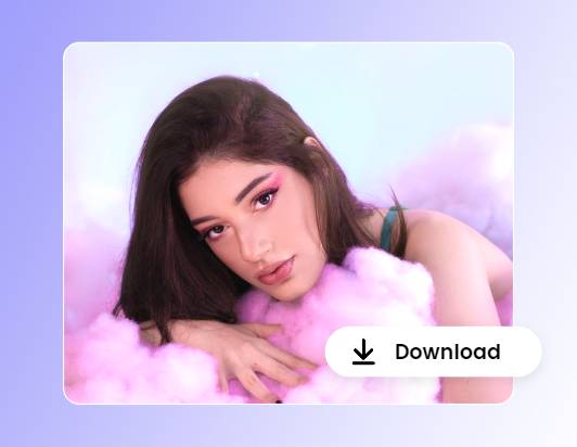 Download the clear and bright woman image
