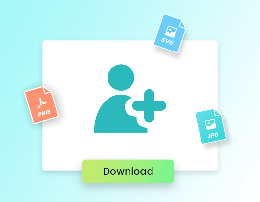 Download the edited icons in multiple formats with fotor icon editor