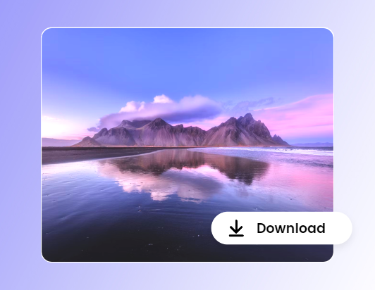 Download the visually denoised landscape video in fotor