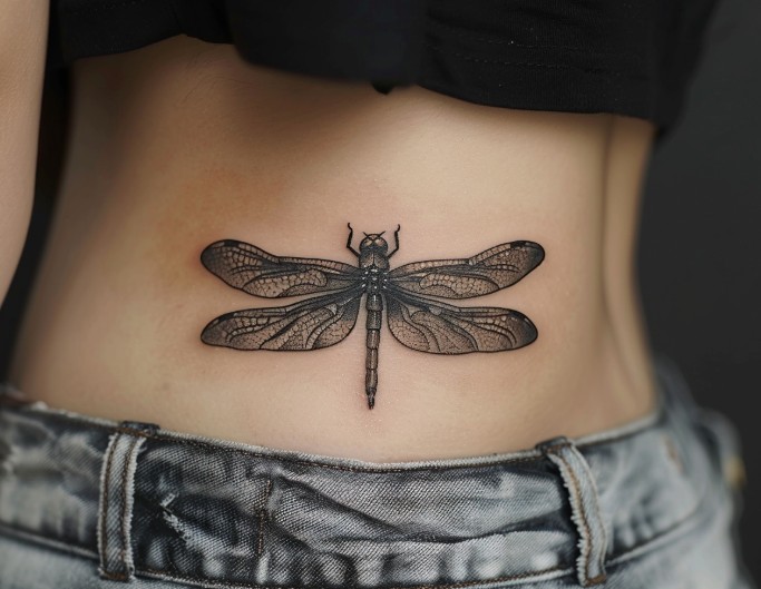 tatouage libellule