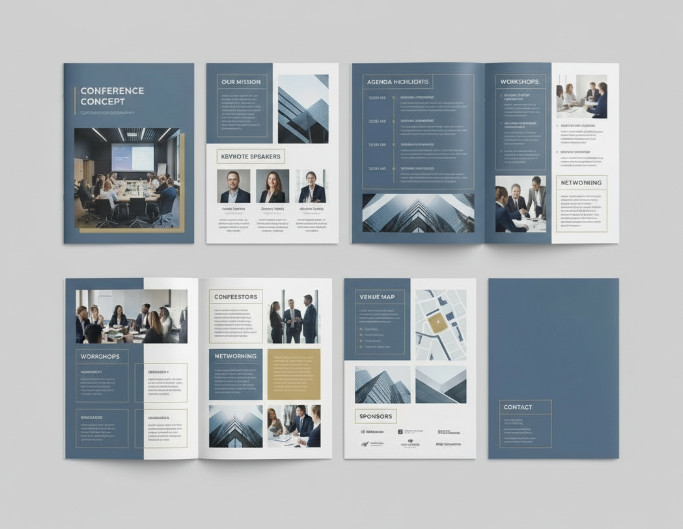 Eight page brochure