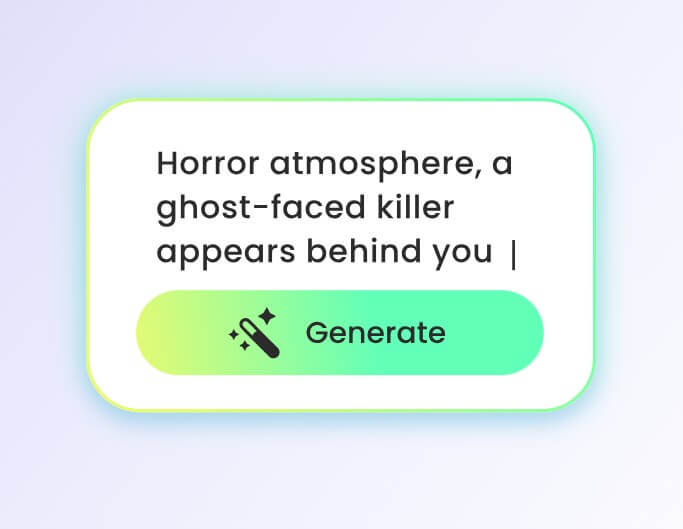 Entrer des prompts dans le générateur de Ghostface IA de Fotor