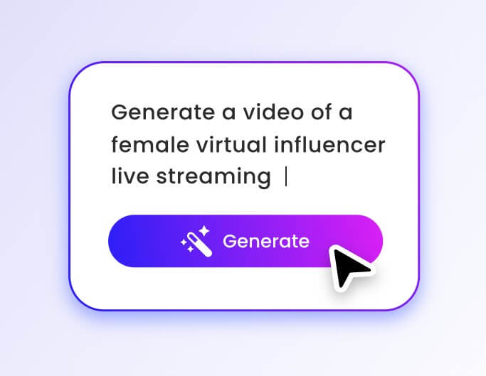 Enter prompts in fotor ai influencer generator