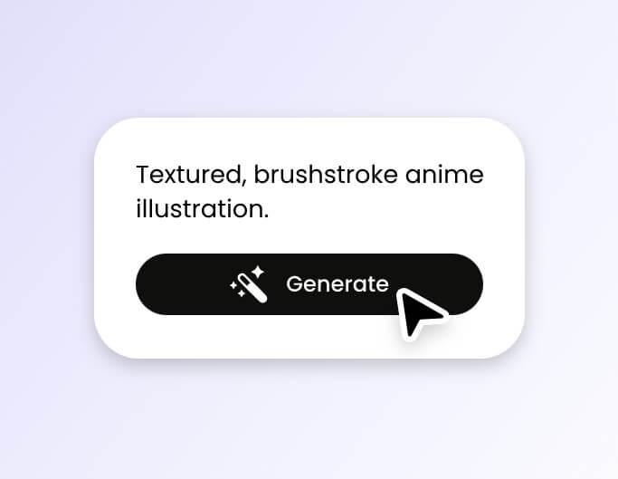 Enter text prompts in fotor ai anime generator