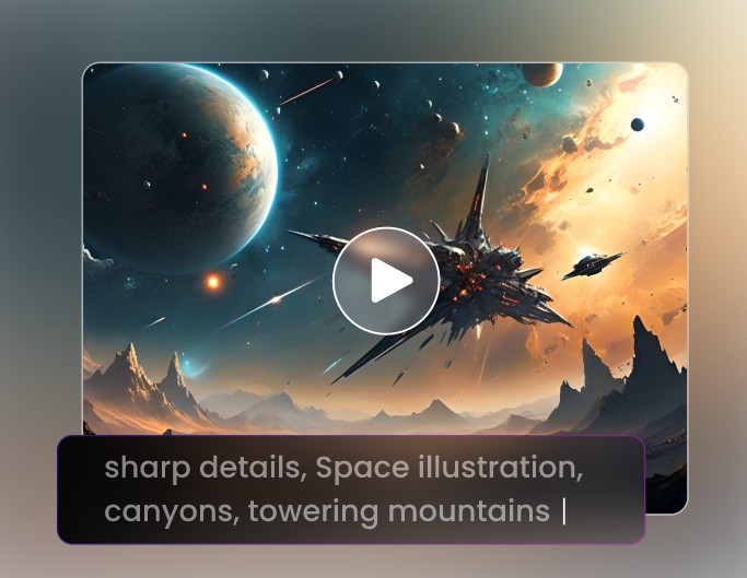 Enter text to generate incerdible videos with ai video generator in fotor