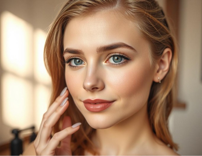 Everyday makeup with fotor ai makeup generator